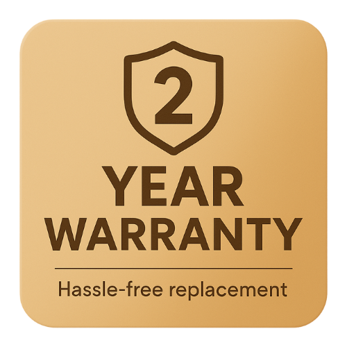 2-Year Warranty